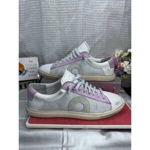 (A7) Oliver Cabell -leather Sneakers Women's in Swift-White,Pink, Size 42/11US.